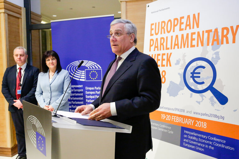 Foto 27: European Parliamentary Week 2018 - Interparliamentary Conference on Stability, Economic Coordination and Governance in the European Union - Cocktail and dinner