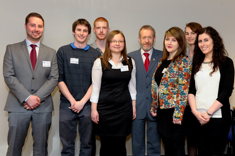 Jim HIGGINS meets Irish Erasmus youth group