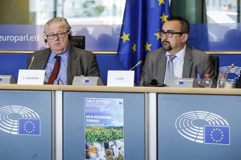 Photo 2 : AGRI Committee hearing on the USE OF NEW BREEDING TECHNIQUES