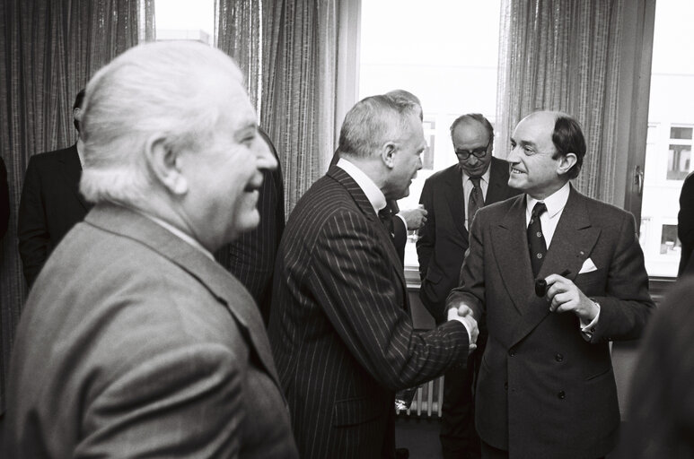 Meeting and reception after the plenary session of January 1977