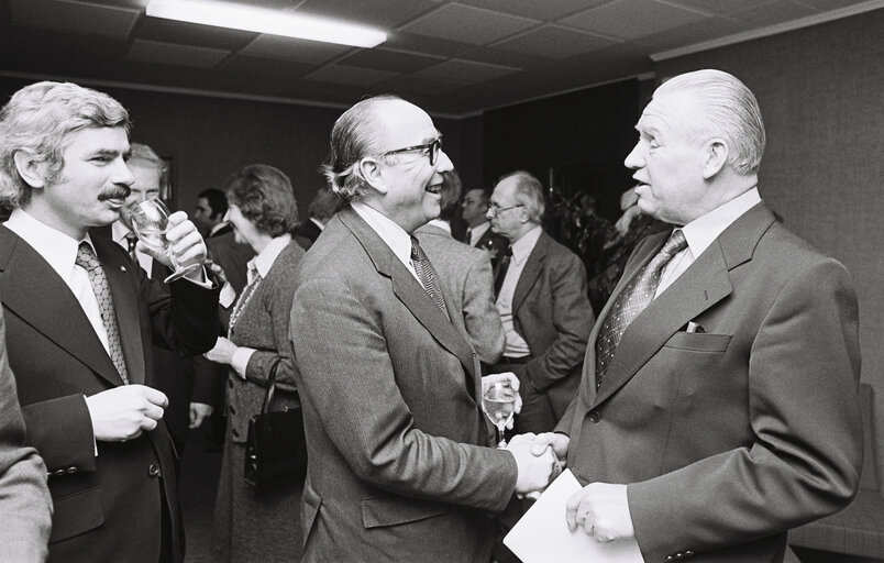 Meeting and reception after the plenary session of January 1977