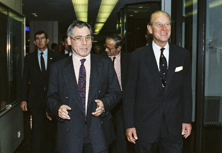 Foto 2: Visit of Prince Philip, the Duke of Edinburgh in Strasbourg in September 1991.