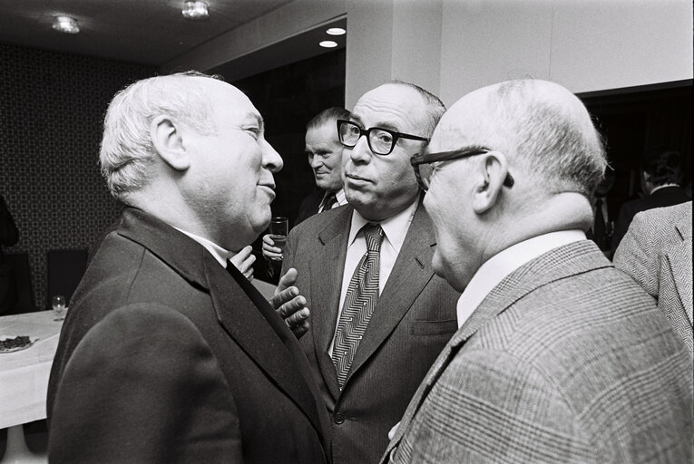 Meeting and reception after the plenary session of January 1977