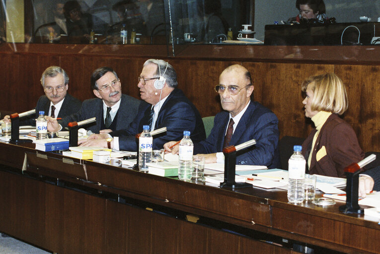 Fotografija 17: Meeting at the EP in Strasbourg.