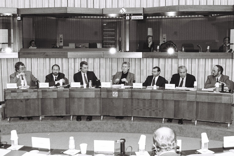 Fotografi 2: Meeting with the Soviet Ambassador at the EP in Strasbourg - February 1991