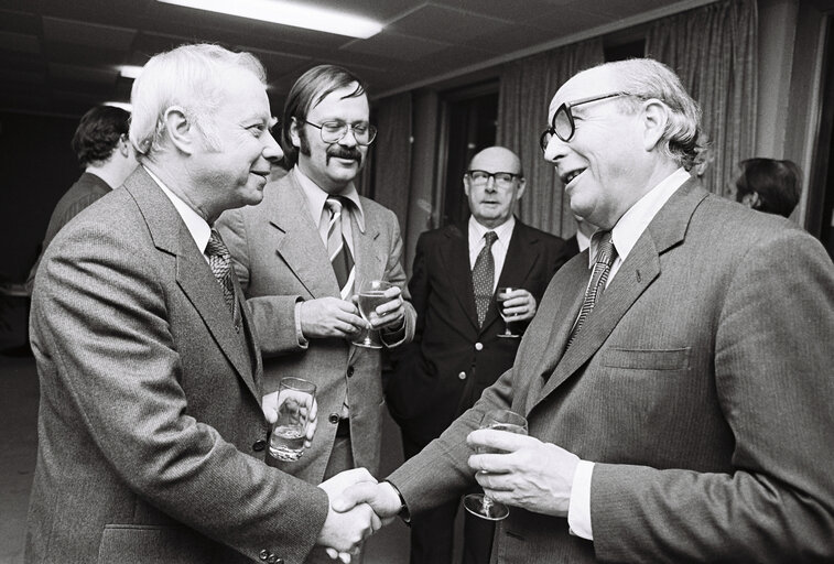 Meeting and reception after the plenary session of January 1977