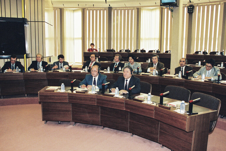 Foto 9: Serikbolsyn ABDILDIN at the European Parliament