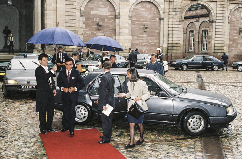 Fotografia 17: Official reception in Strasbourg. Official visit of President of Argentina at the Palais Rohan