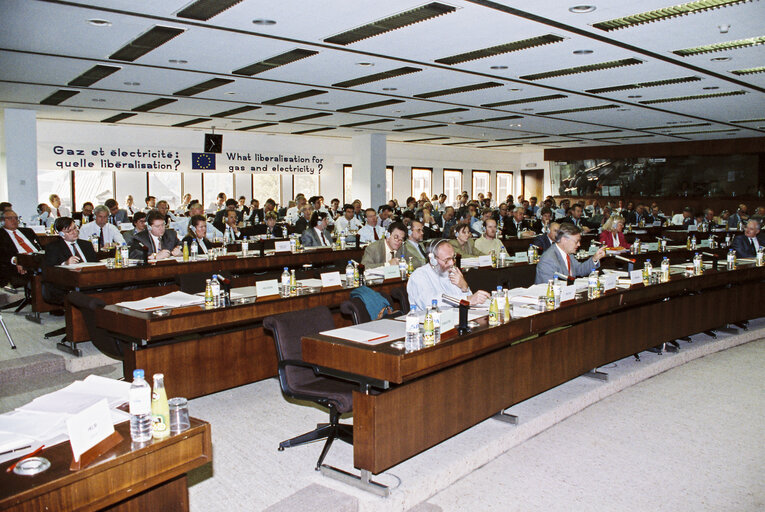 Foto 3: Meeting in October 1992: 'What liberalisation for gas and electricity?'