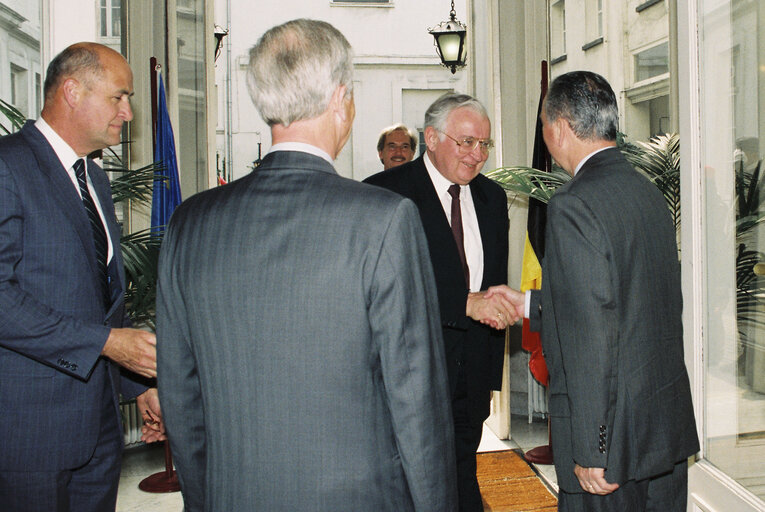 Fotografie 16: Visit of the President of the EP to the Houses of Parliament of Belgium.