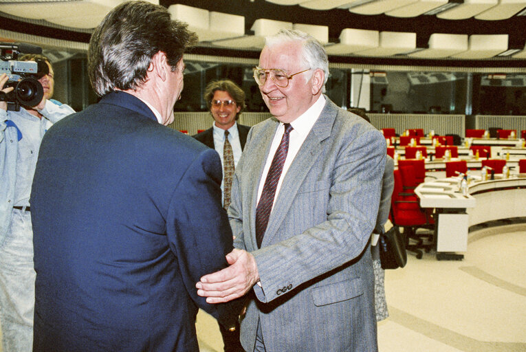 Fotografija 14: Meeting at the European Parliament in Brussels