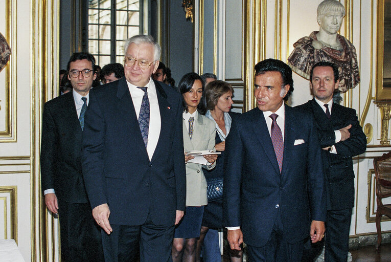 Fotografia 19: Official reception in Strasbourg. Official visit of President of Argentina at the Palais Rohan