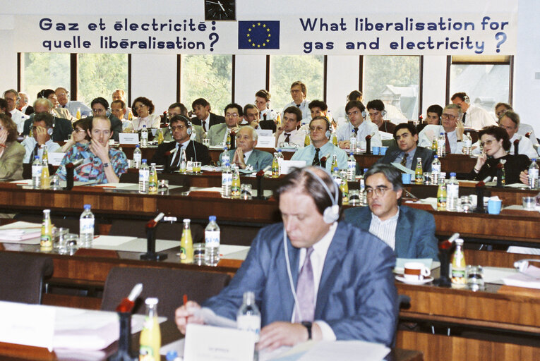 Valokuva 7: Meeting in October 1992: 'What liberalisation for gas and electricity?'