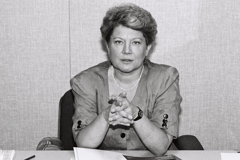 Fotogrāfija 3: Portrait of Anna HERMANS at the EP in Strasbourg.