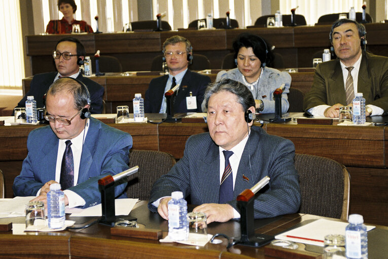 Photo 10: Serikbolsyn ABDILDIN at the European Parliament