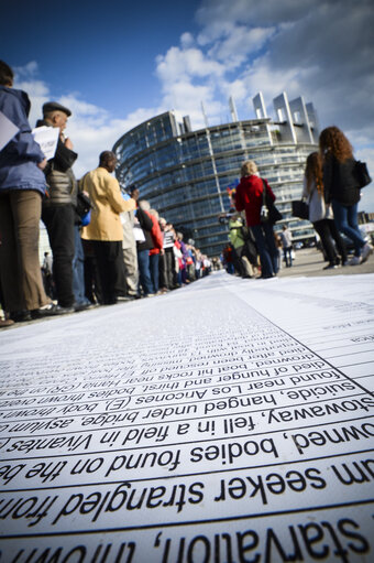 Fotografia 9: ' Migrants Lives Matter ' Demonstration in solidarity with the migrants crossing Mediterranean sea