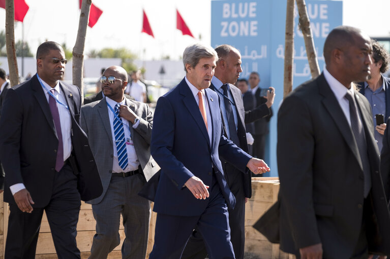 Fotografie 7: John Kerry, US Secretary of State at COP22 in Marrakech, Morocco November 16, 2016