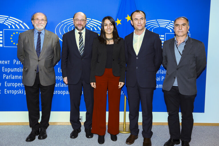 Foto 2: Martin SCHULZ - EP President meets with HDP Members of the Parliament