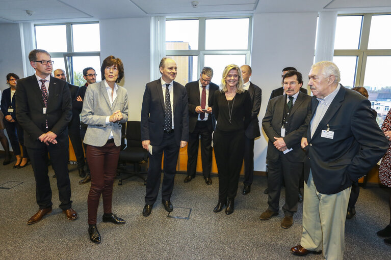 Foto 12: 25th anniversary of the presence of the first representative of a national parliament at the EP.