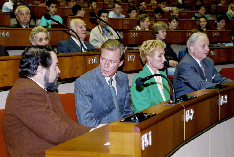 Fotografie 3: Visit of the Grand Duke of Luxembourg to the EP in Luxembourg.