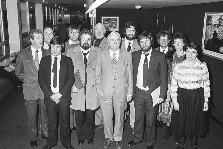 Fotografija 19: Group picture at Strasbourg in february 1984