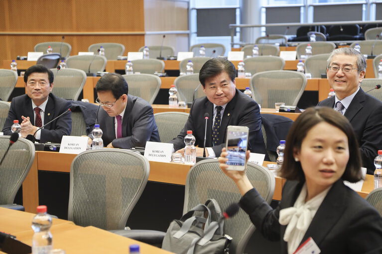 Foto 1: Interparliamentary Meeting with a Delegation for relations with the Korean Peninsula