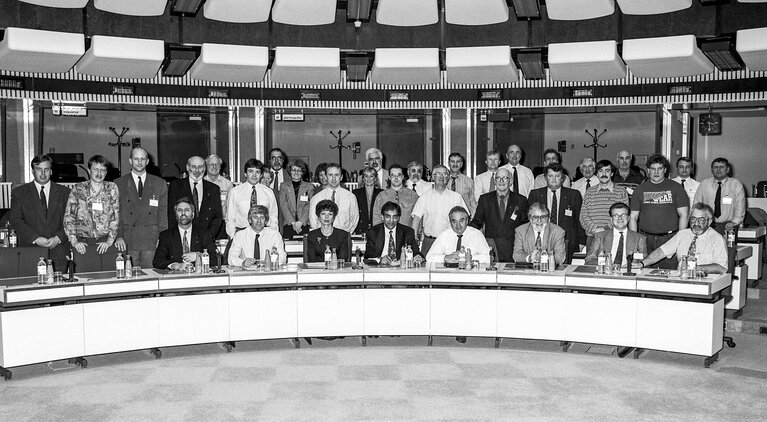 Meeting at the EP in Strasbourg.