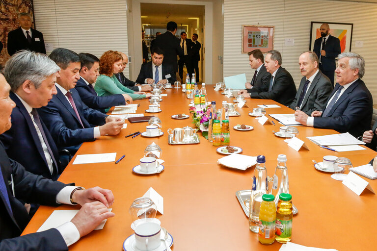 Visit of His Excellency Sooronbay JEENBEKOV - President of the Kyrgyz Republic to the European Parliament in Brussels