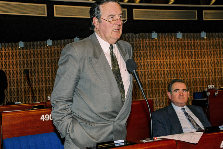 Patrick Joseph ( Paddy ) LALOR in plenary session in Strasbourg - March 1993