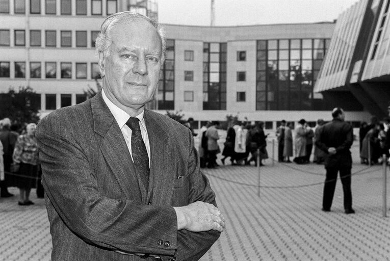 Fotografi 4: Portrait of Marc GALLE at the EP in Strasbourg in October 1991