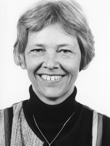 Fotografia 4: Portrait of Ulla Margrethe SANDBAEK, MEP during the 3rd, 4th and 5th Parliamentary Terms (1989-2004)