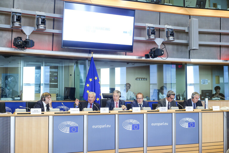 Photo 8: Interinstitutional conference with national parliaments on the future financing of the European Union.New sources of revenues for the EU?What works and what should be changed ?