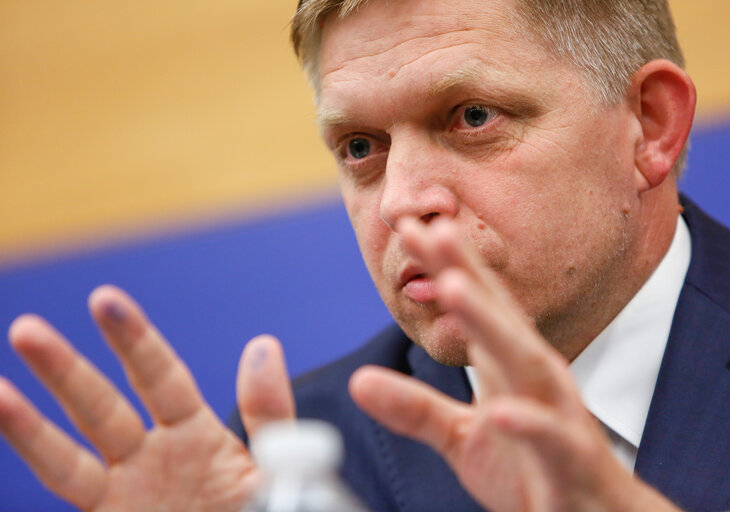 Fotografie 5: Official visit of Slovak Prime Minister to the European Parliament in Strasbourg.