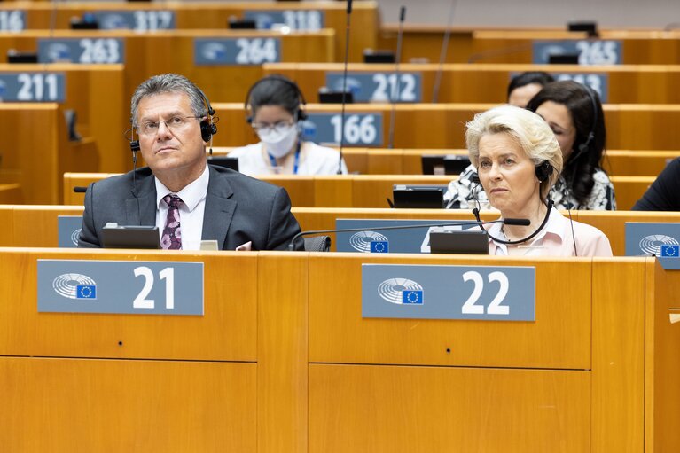 Fotografi 29: EP Plenary session - Joint debate - Preparation of the European Council meeting