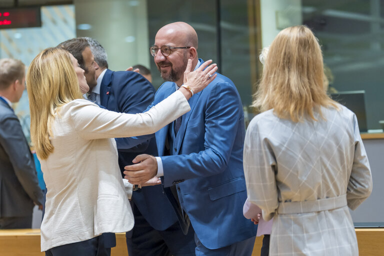 Billede 2: Roberta METSOLA, EP President at the EU-Western Balkans leaders meeting.