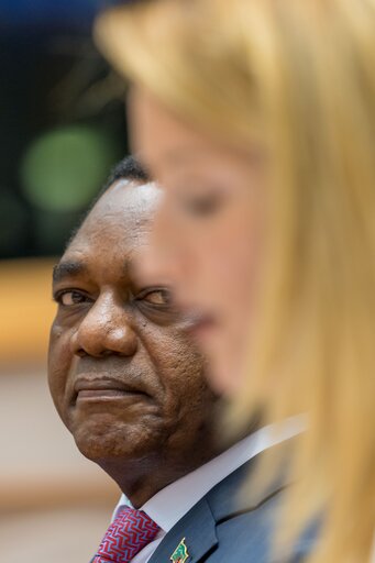 Fotografie 31: Formal Sitting - Address by Hakainde Hichilema, President of the Republic of Zambia