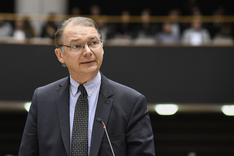 Billede 26: Plenary session  - Week 09 2018 in Brussels - European Council informal meeting of 23 February 2018: MEPs debate