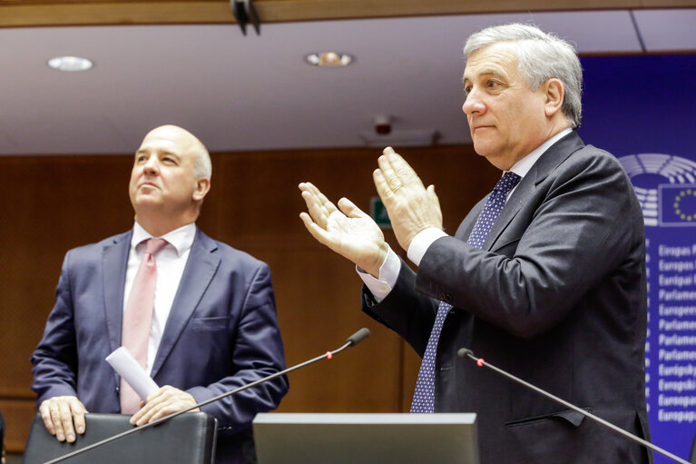 Foto 4: EP President meets with the Council of Europe Commissioner for Human Rights