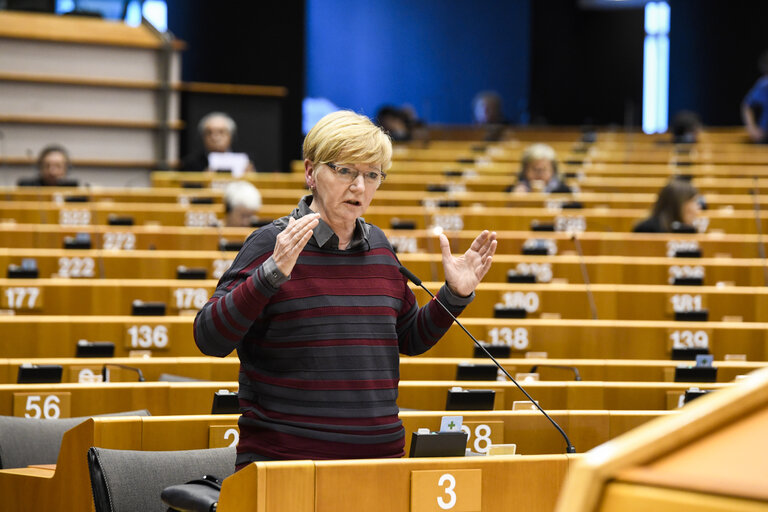 Billede 27: Plenary session  - Week 09 2018 in Brussels - European Council informal meeting of 23 February 2018: MEPs debate