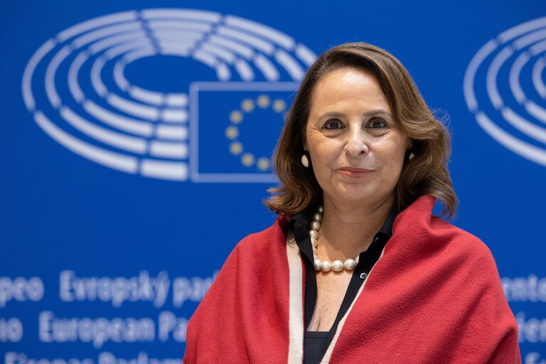 Photo 13 : Luisa REGIMENTI in the EP in Brussels