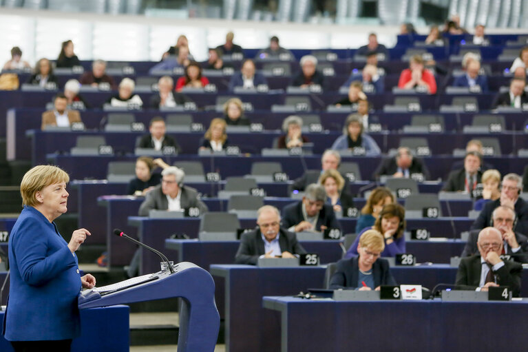 EP plenary session - Debate with German Chancellor Angela MERKEL, on the Future of Europe