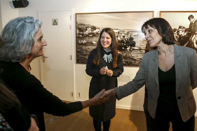 Fotografija 17: Opening ceremony of the Parlamentarium Exhibition 'Women refugees and asylum seekers'