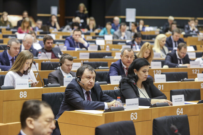 Zdjęcie 11: Ukraine Week at the European Parliament - High-level conference EP - Verkhovna RADA of Ukraine on capacity building for reform.    High-level closing event on follow-up