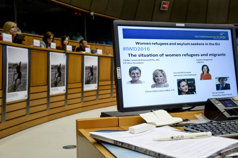 Fotogrāfija 5: Seminar for journalists - Women refugees and asylum seekers in the EU - The situation of women refugees and migrants