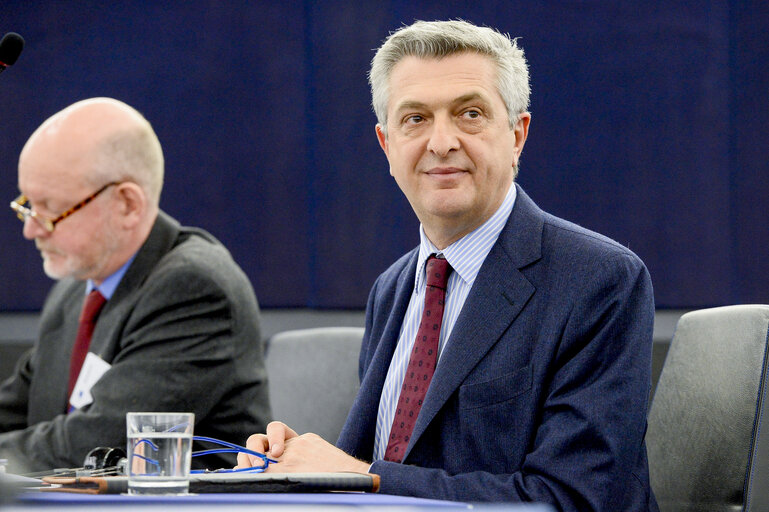 Photo 35: Plenary session week 10 2016 in Strasbourg  Address by the UNHCR