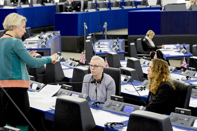 Photo 5: Plenary session week 10 2016 in Strasbourg      Address by Filippo Grandi UN High Commissioner for refugees  followed by one round of political group  speakers