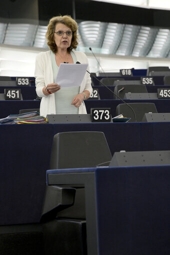 Fotografie 36: Plenary session week 28 2015 in Strasbourg - The Democratic Republic of Congo (DRC), in particular the case of the two detained human rights activitists Yves M