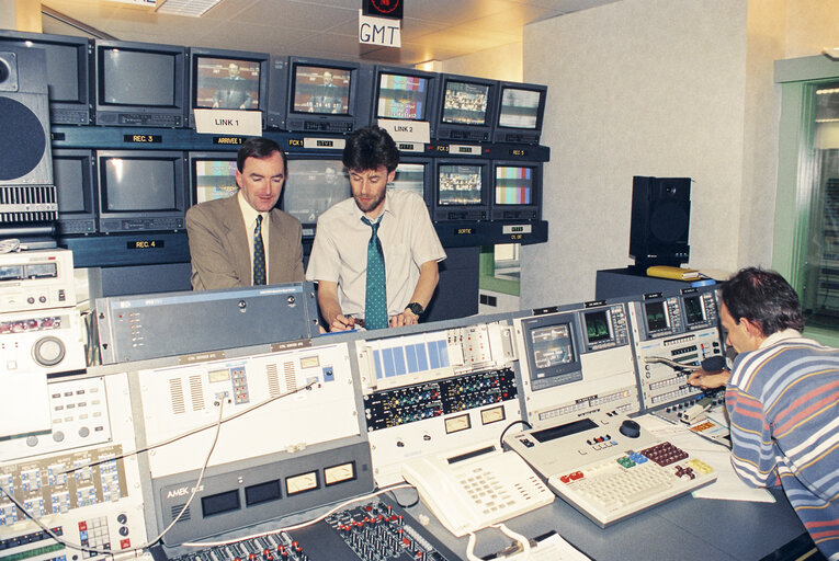 Billede 2: Audiovisual Unit at the European Parliament in Strasbourg