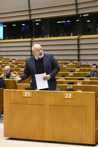 Billede 20: Plenary session  - Week 09 2018 in Brussels - European Council informal meeting of 23 February 2018: MEPs debate