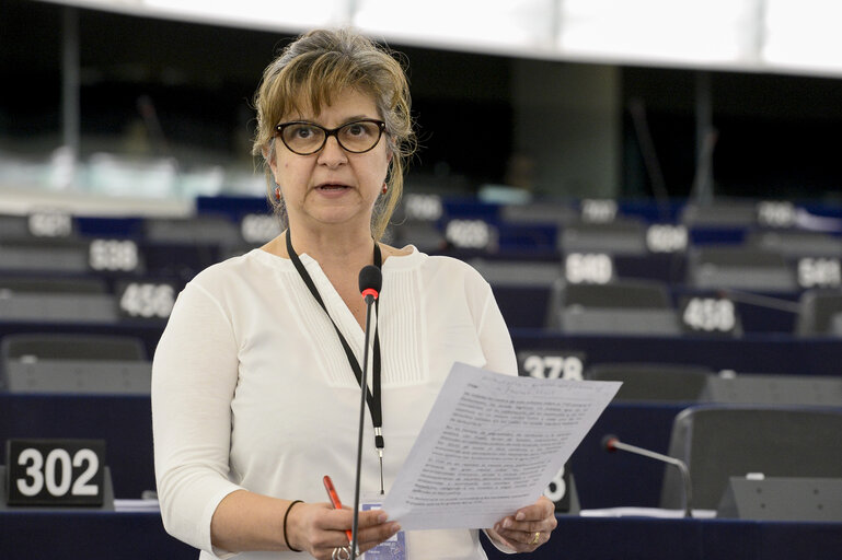 Fotografie 26: Plenary session week 28 2015 in Strasbourg - Explanations of votes